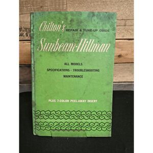 Chilton's Repair and Tune-Up Guide for the Sunbeam-Hillman (1969 ) hardcover